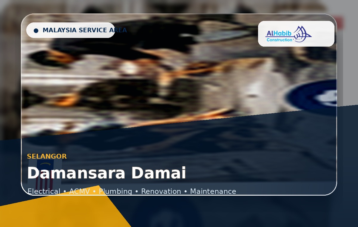 3D service-area visual for Damansara Damai, Malaysia