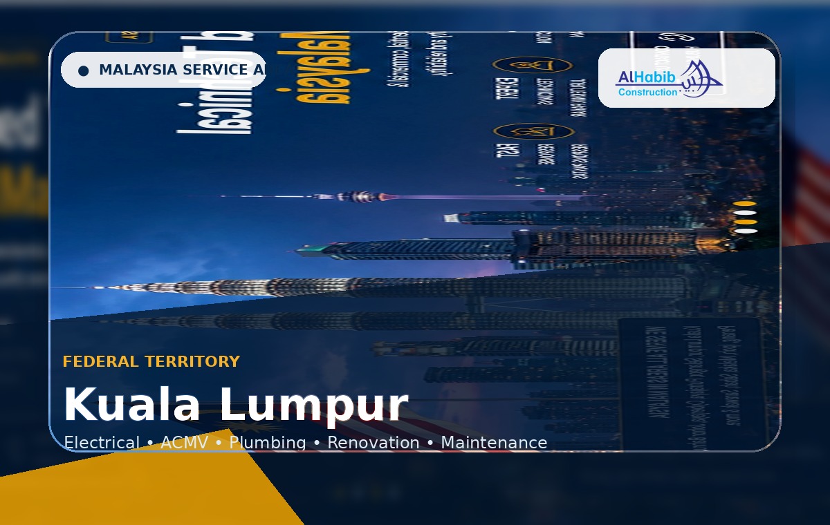 3D service-area visual for Kuala Lumpur, Malaysia