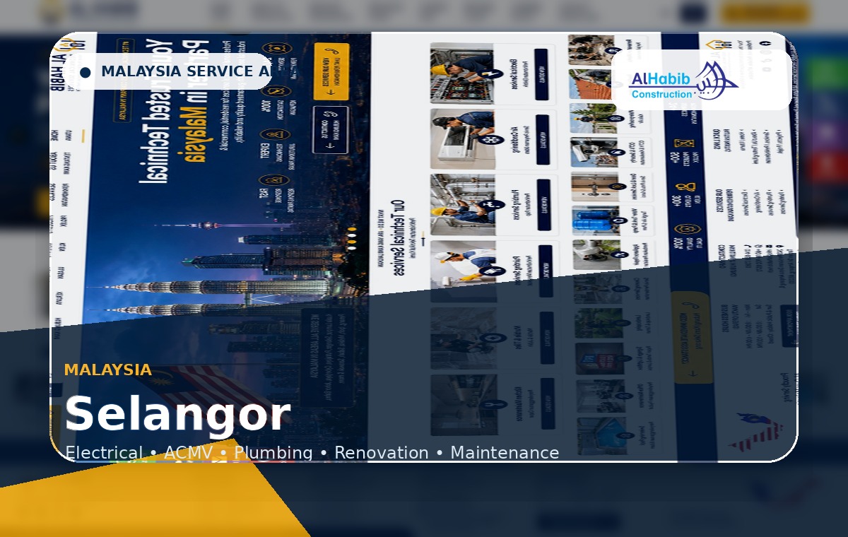 3D service-area visual for Selangor, Malaysia
