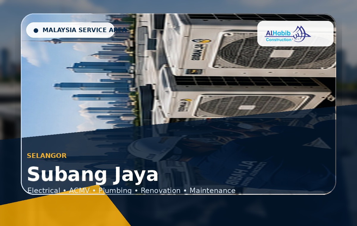 3D service-area visual for Subang Jaya, Malaysia